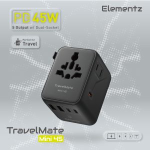 TravelMate Mini 45W Travel Adapter<br>(PT-M45)
