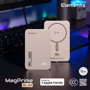Alternative view of MagPrime Slim S5-5000mAh CCC 認證磁吸無線行動電源<br>(PMP-S5)