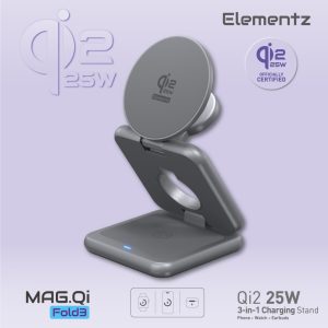 Mag Qi Fold 3合1磁吸式無線充電座<br>(MQ-Fold 3)
